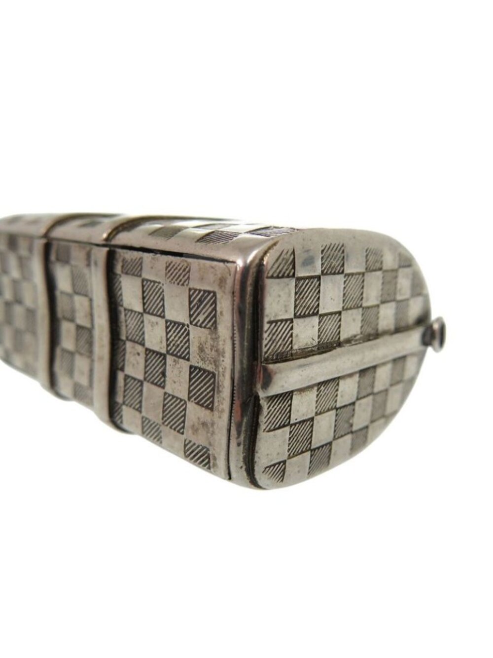 Louis Vuitton The Keepall Charm Damier Key Holder Metal Silver 1158 - Picture 5 of 10